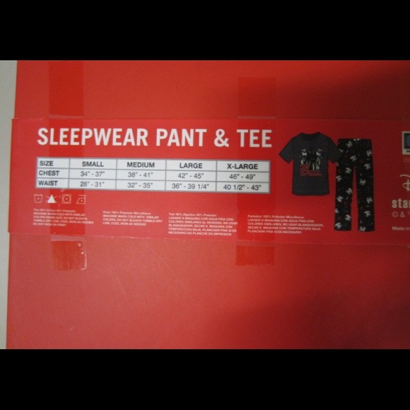 NIB Star Wars Darth Vader Lack of Faith Pajama Set - Picture 3 of 3